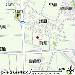愛知県一宮市玉野前畑3703周辺の地図