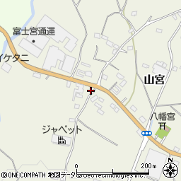 静岡県富士宮市山宮2496周辺の地図