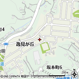 神奈川県横須賀市逸見が丘15-11周辺の地図