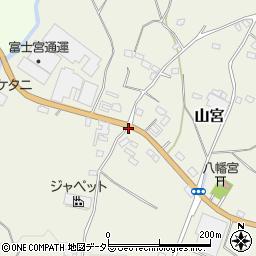 静岡県富士宮市山宮2497周辺の地図