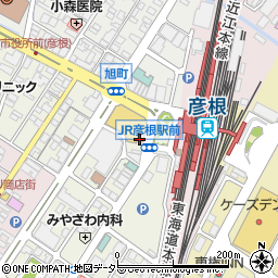賃貸館　彦根駅前店周辺の地図