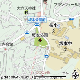 坂本公園周辺の地図