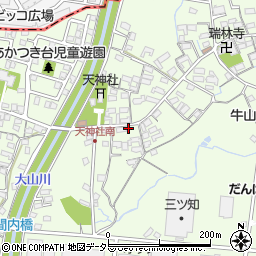 愛知県春日井市牛山町616周辺の地図