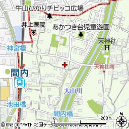 愛知県春日井市牛山町317周辺の地図