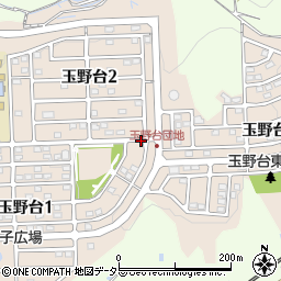 愛知県春日井市玉野台周辺の地図