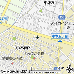 愛知県小牧市小木南3丁目25周辺の地図
