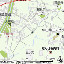 愛知県春日井市牛山町483周辺の地図