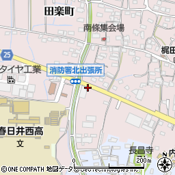 三浦電気株式会社春日井営業所周辺の地図