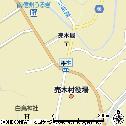 長野県下伊那郡売木村691周辺の地図