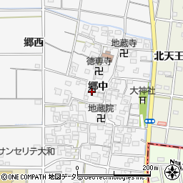 愛知県一宮市大和町於保郷中2491周辺の地図