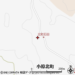 愛知県豊田市小原北町25周辺の地図