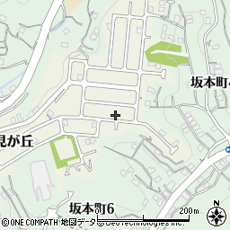 神奈川県横須賀市逸見が丘17-4周辺の地図