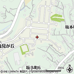 神奈川県横須賀市逸見が丘17-6周辺の地図