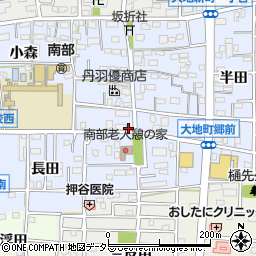 愛知県岩倉市大地町郷内27周辺の地図