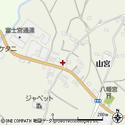 静岡県富士宮市山宮2684周辺の地図