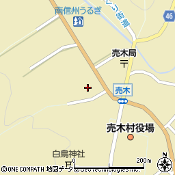 長野県下伊那郡売木村688周辺の地図