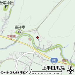 愛知県瀬戸市上半田川町839-2周辺の地図