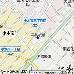平和興産株式会社　名古屋事業所周辺の地図