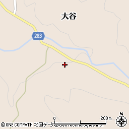 鳥取県東伯郡三朝町大谷775周辺の地図