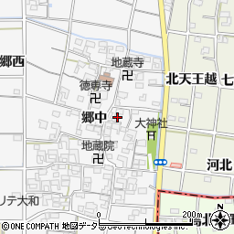愛知県一宮市大和町於保郷中2426周辺の地図
