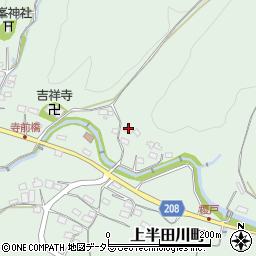 愛知県瀬戸市上半田川町835周辺の地図