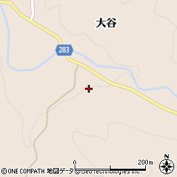 鳥取県東伯郡三朝町大谷770周辺の地図
