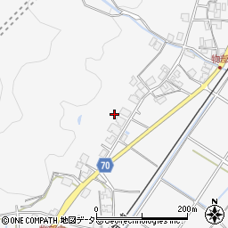 兵庫県朝来市物部763周辺の地図