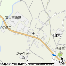 静岡県富士宮市山宮2686周辺の地図