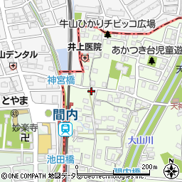 愛知県春日井市牛山町303周辺の地図