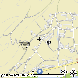 京都府船井郡京丹波町中大西43周辺の地図