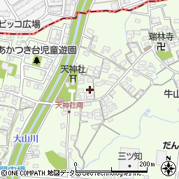 愛知県春日井市牛山町434周辺の地図