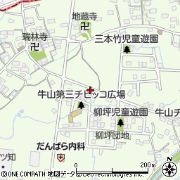 愛知県春日井市牛山町1309周辺の地図