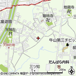 愛知県春日井市牛山町480周辺の地図