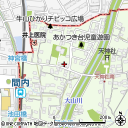 愛知県春日井市牛山町320周辺の地図