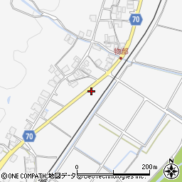 兵庫県朝来市物部865周辺の地図