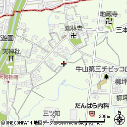 愛知県春日井市牛山町475周辺の地図