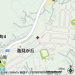 神奈川県横須賀市逸見が丘2-3周辺の地図