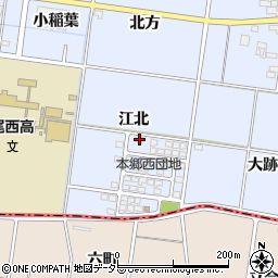 愛知県一宮市上祖父江江北47周辺の地図