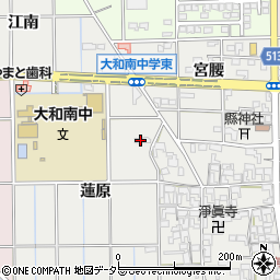愛知県一宮市大和町南高井蓮原周辺の地図