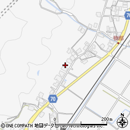 兵庫県朝来市物部757周辺の地図