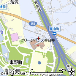 愛知県春日井市東山町2277周辺の地図