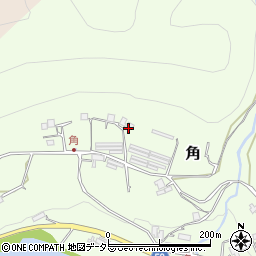 京都府船井郡京丹波町角東周辺の地図