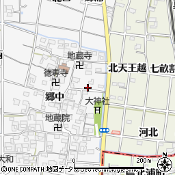 愛知県一宮市大和町於保郷中2453周辺の地図