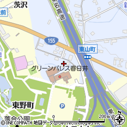 愛知県春日井市東山町2277-1周辺の地図