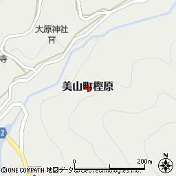 京都府南丹市美山町樫原周辺の地図