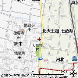 愛知県一宮市大和町於保郷中2451周辺の地図