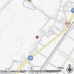 兵庫県朝来市物部762周辺の地図