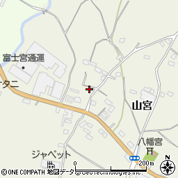 静岡県富士宮市山宮2683周辺の地図