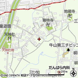 愛知県春日井市牛山町474周辺の地図