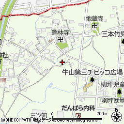 愛知県春日井市牛山町1336-4周辺の地図